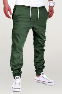 Тканевые брюки behype Chino LUKE, хаки