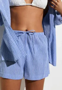 Пляжный аксессуар в полоску с завязками на талии. New Look, Blue Pattern