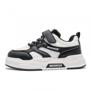 Детские кроссовки для скейтбординга Cloud Sail Series с противоскользящей подошвой, легкие, амортизирующие, с низким верхом WARRIOR, белый/черный