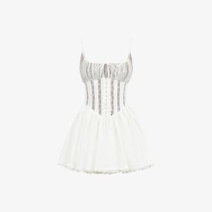 Платье корсетное House Of Cb Rosaria, белый