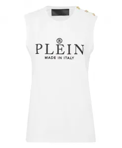 Культовая майка Philipp Plein, белый
