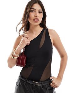 Боди без рукавов Curve черного цвета OW Collection