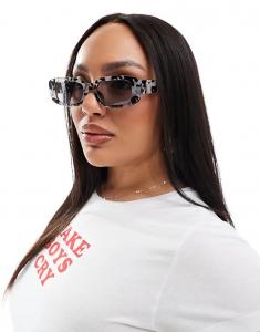 Солнцезащитные очки AIRE Ceres в прямоугольной оправе в угольно-кремовом цвете