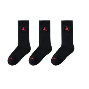 Jordan Носки 3 пары Jet Black для детей 3-7 лет