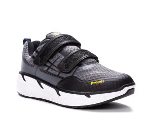 Слипоны Propet Ultra с ремешком, серый / черный