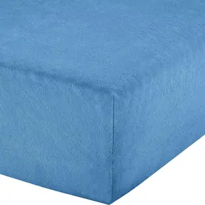 Простыня Boxspring Füssen" синяя 120x200 см - 130x200 см" Erwin Müller