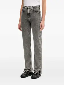Джинсы с разрезами на подоле Karl Lagerfeld Jeans, серый