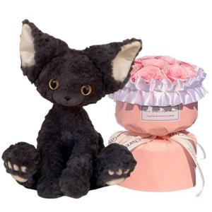 Плюшевая игрушка Curl German Cat, реалистичная кукла котенка, высота 30 см AIQINGCAOZHILIAN(WANJU)