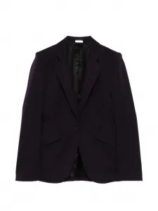 Однобортный пиджак Alexander Mcqueen, фиолетовый