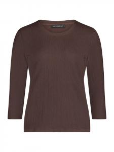 Betty Barclay Текстильная футболка с круглым вырезом, светло-бордового цвета