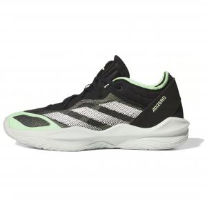 Adizero Select 2.0 Low Core Black Cloud White Green Spark Adidas, черно-зеленая