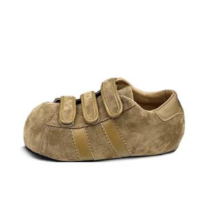 Износостойкие низкие повседневные туфли из женской коробки Dawei's house, Khaki