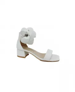 Сандалии на каблуке Mona для девушек больших размеров Nina, белый