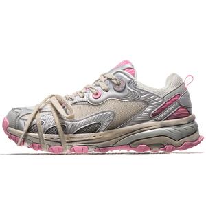 Женские кроссовки Low Top Running Shoes CAMEL, Гречично-серый/Золотой