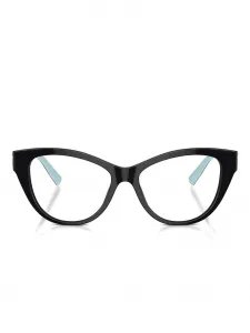 Очки в оправе 'кошачий глаз' Tiffany & Co, черный
