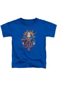 Футболка детская с коротким рукавом Superman Steel Pop Gildan, синий