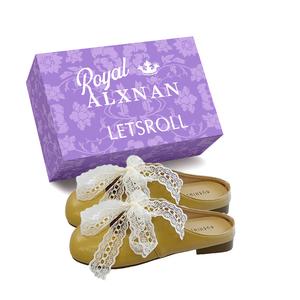 Сандалии с закрытым носком женские Alxnan, Yellow+Box