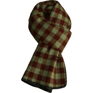 Шарф из полиэстера вязаный для женщин WARRIOR, темно-зеленый