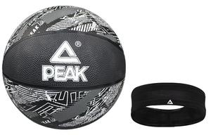 PEAK Резиновый баскетбольный мяч blue gray размер 7 тренировочный unisex