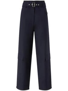 PINKO прямые брюки с поясом, синий