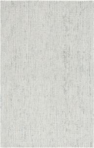 Ковер SAFAVIEH, 92 x 153 см, Abstract Collection, Green & Ivory, ручной работы из шерсти, идеален для помещений с высокой проходимостью: прихожая, гостиная, спальня (ABT484Y)