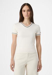Футболка Fila PORTELLO V-NECK, Egret/White