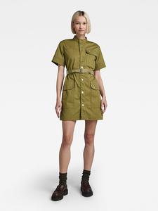 Короткое платье G-Star, хаки