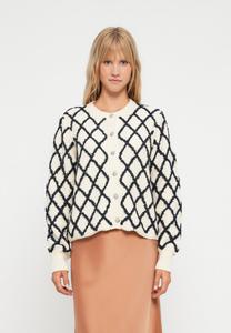 Кардиган YAS YASZIGLY CARDIGAN, Birch/Navy/Off-White