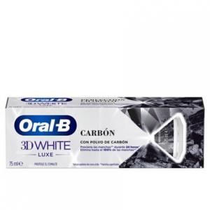 Угольная зубная паста 3D White Luxe 75 мл, Oral-B