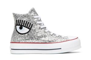 Кроссовки Converse Chiara Ferragni x Wmns Chuck Taylor All Star 'Lift Silver', серебряный