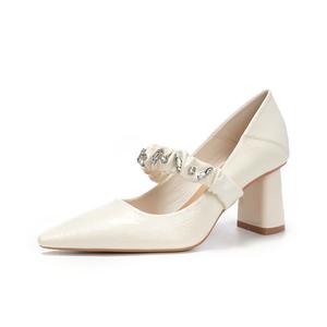 TATAYA Женские туфли на платформе с массивным каблуком экрю, цвет Ecru