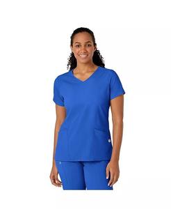 Женский топ-халат с Y-образным вырезом W123 Wink, синий