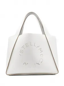 Сумка-тоут Stella Logo Stella Mccartney, белый