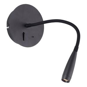 Светодиодный настенный светильник Brilliant Jutta Typ A, алюминий - 1 пламя - черный