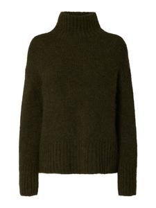 Свитер SELECTED SLFGABRIELLA, темно-зеленый
