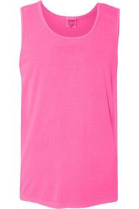 Плотная майка Comfort Colors, окрашенная в готовом виде, неоново-розовый