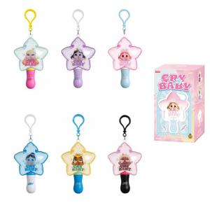 Shiny Crybaby Glow Charm Mystery Boxes Одиночный мистический бокс/Полный бокс 6 шт POP MART