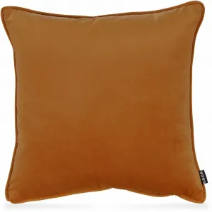 Декоративная подушка Nobile Samt с наволочкой и наполнителем, 1 шт. H.O.C.K., Orange + unifarben
