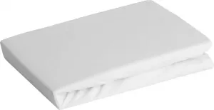 Простыня джерси белая 160х200 30 см хлопок плотностью 125 г/м² Eurofirany
