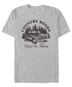 Мужская футболка General Motors с лицензионным принтом Fifth Sun, серый