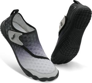 Водные тапочки JIASUQI для женщин и мужчин, босоножки для плавания и пляжа, быстро сохнущие водные сандалии для взрослых, черный