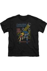 Футболка с коротким рукавом Batman Dynamic Duo для детей Gildan, черный