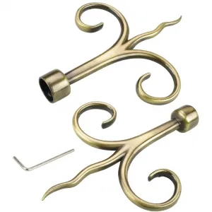 Наконечник для карнизной штанги Diana для карнизов Ø 16 мм Liedeco, Messingfarben/antik