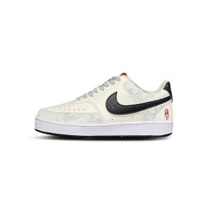 Nike Court Vision 1 Tower Rabbit Creative устойчивые к истиранию дышащие низкие скейтбордские туфли мужские black gray