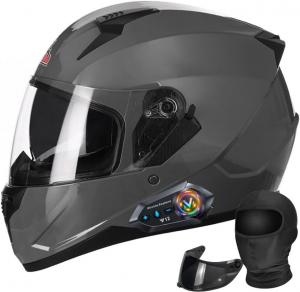 Шлем Halying для мотоцикла, графитовый