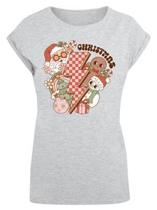 Футболка F4NT4STIC Shirt Groovy Christmas Flash Cozy Vibes, серый