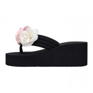 Тихие устойчивые к истиранию нескользящие шлепанцы Women's XMISTUO, черный