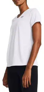 Женская футболка с v-образным вырезом и короткими рукавами Under Armour, белый/черный