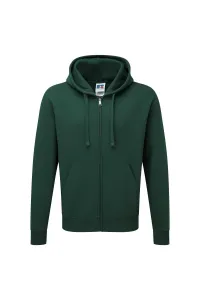 Аутентичная толстовка с капюшоном на молнии во всю длину Russell, зеленый