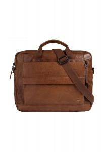 Портфель, натуральная кожа SPIKES & SPARROW, цвет Cognac